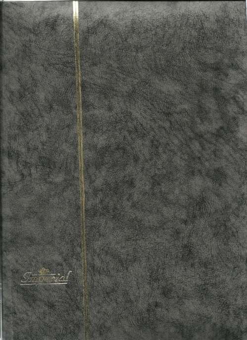 ALBUM - PRINZ IMPERIAL (4120) Black/Silver 20 black pages with interleaving -fantastic bargain,