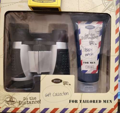 Jenam TRAVEL KIT- Still in box- BInoculars (4 X 30), with Carry Bag and 150 mml Body wash- fabulous