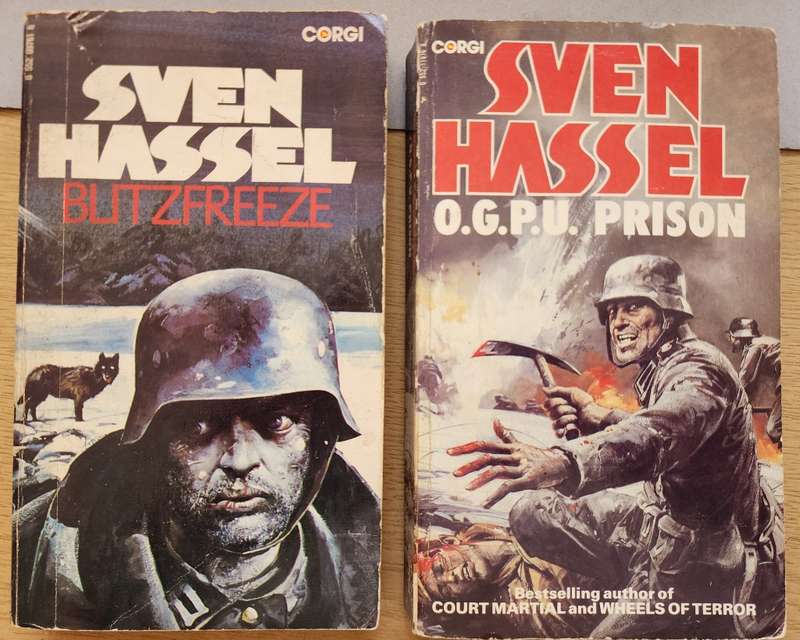 Vintage SVEN HASSEL WWII Author `BlitzFreeze` & `O.G.P.U.` 2 scarce books- good condition