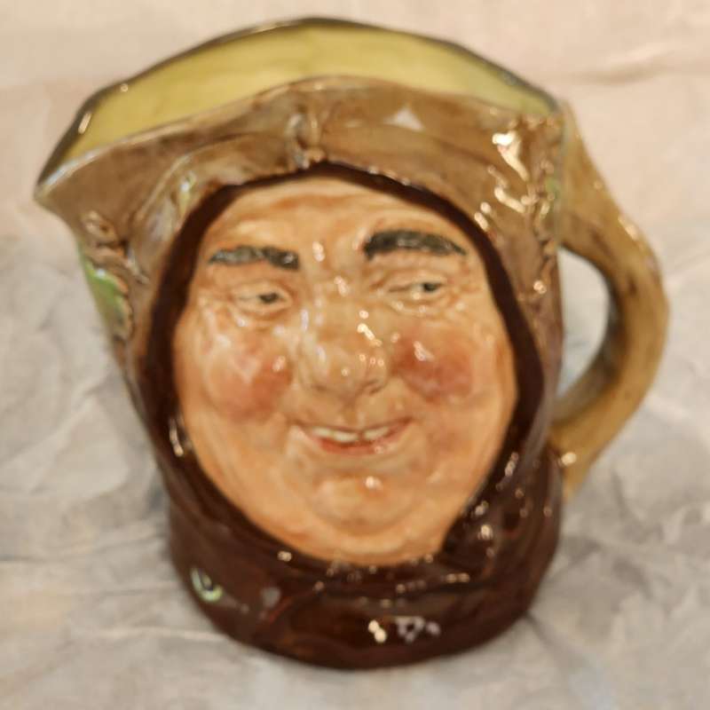 ROYAL DOULTON TOBY CHARACTER JUG -Vintage `FRIAR TUCK` LARGE, superb condition - SCARCE jug D-6321