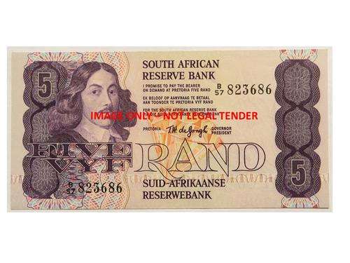 TW de Jongh R5 4th issue Unc. B/57