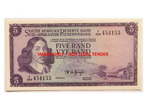 TW de Jongh R5 3rd issue  Unc. F284