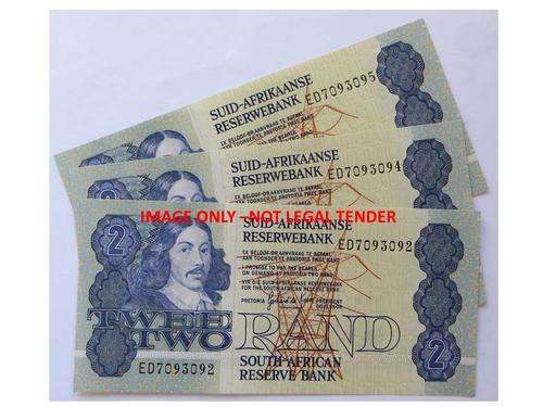 G de Kock R2 3rd issue Unc ED. Bid per note