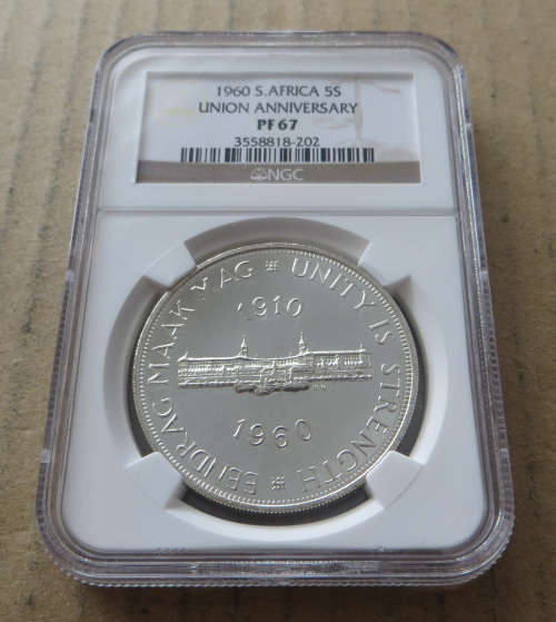 1960 5 Shillings Crown PF67 NGC