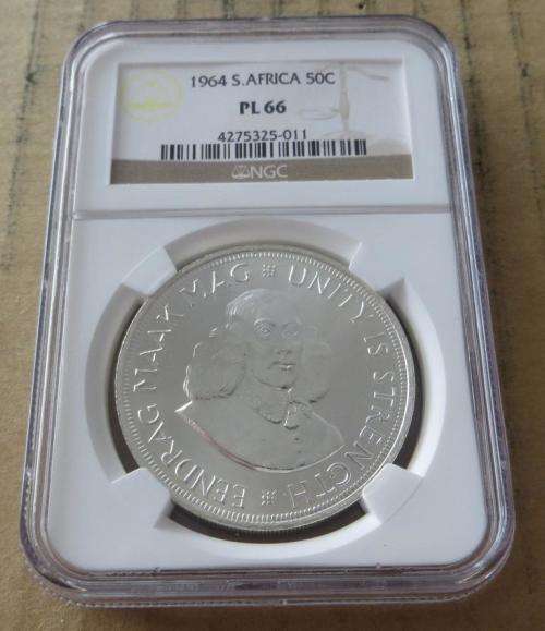 1964 50c Crown PL66 NGC