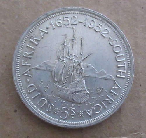 1952 Union 5 Shillings Crown