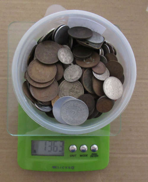 World Coin lot - 1.3kg`s