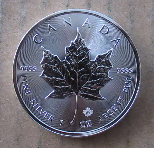 2018 Silver 1 Oz Canadian Maple Leaf. 2 available. Bid per coin