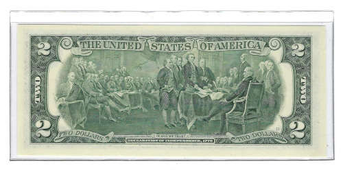 United States 2014 $2 San Francisco Single Note starting with serial number 2014 Unc