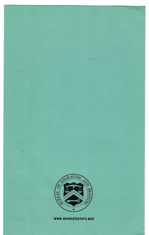 United States 2009 $1 Plate sheet of 4 x $1 bills in presentation folder Unc
