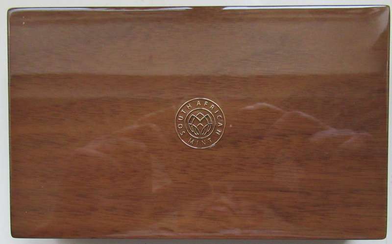 SA Mint box for Silver Krugerrand Privy and Animal or 2 x 1 Oz coins in capsules