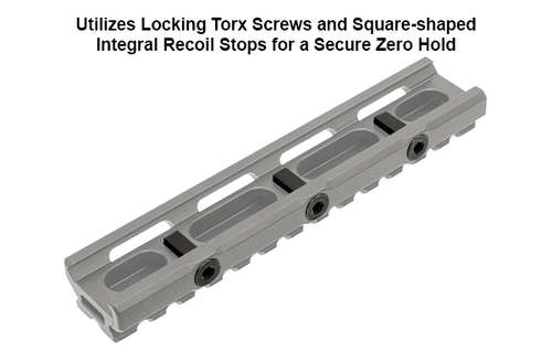 Leapers Inc. UTG Super Slim Picatinny Riser Mount, 0.5" Height, 13 Slots