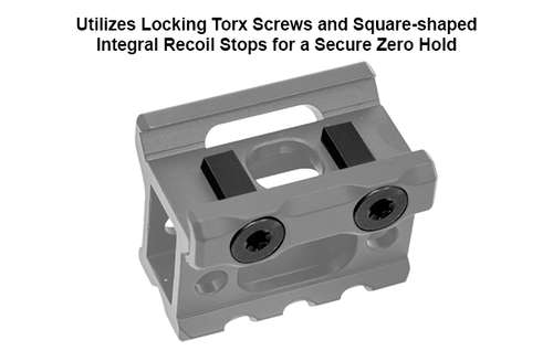 Leapers Inc. UTG Super Slim Picatinny Riser Mount 1" High, 3 Slots