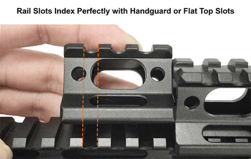 Leapers Inc. UTG Super Slim Picatinny Riser Mount 1" High, 3 Slots