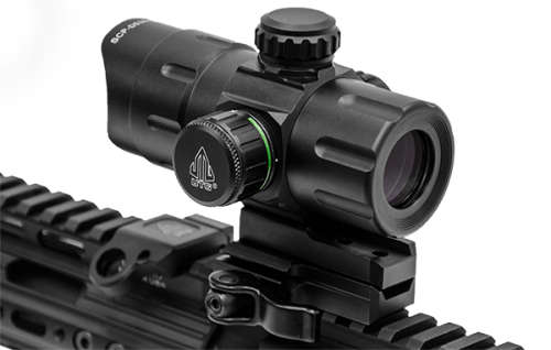 Leapers Inc. UTG 4.2" ITA Red/Green T-Dot with QD Mount, Riser Adaptor