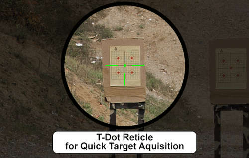 Leapers Inc. UTG 6" ITA Red/Green CQB T-dot Sight with Offset QD Mount