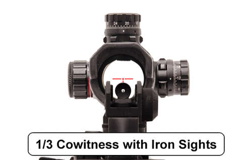Leapers Inc. UTG 6" ITA Red/Green CQB T-dot Sight with Offset QD Mount