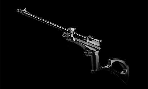 NEW Shaoxing Snow Peak CP2 4.5mm Black Co2  Pistol/Carbine + 250 pellets + 2 Co2 canisters