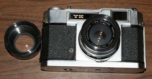 Yashica YK with Tamron F2.8 tele lens