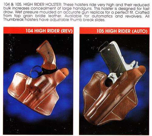 El Paso Hi Rise Holster