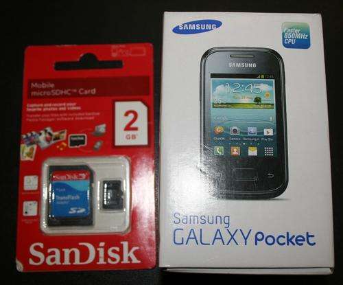 Samsung Galaxy Pocket Plus with 2Gb micro SD Card (Sealed box)