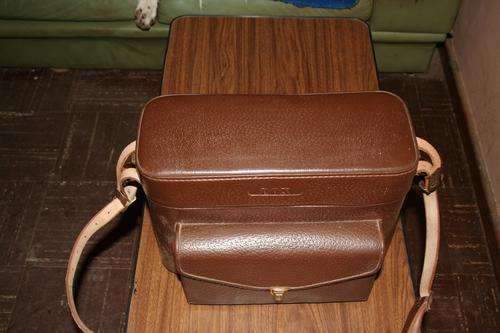 !950's ROX Leather Camera case