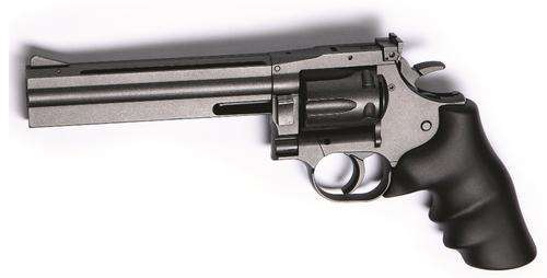 ASG-18193 Dan Wesson 715 6" Pellet Revolver, Steel Grey