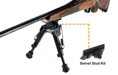 Leapers Inc. UTG Super Duty Bi-pod with QD Lever Mount, Height 6.0"- 8.5"