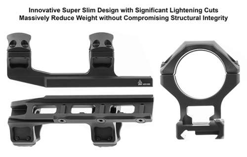 Leapers Inc. UTG ACCU-SYNC® 30mm Medium Pro. 50mm Offset Picatinny Rings