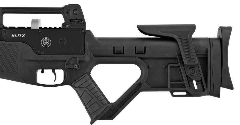 Hatsan Blitz 5.5mm Full Auto PCP Pellet Gun and HP Compressor