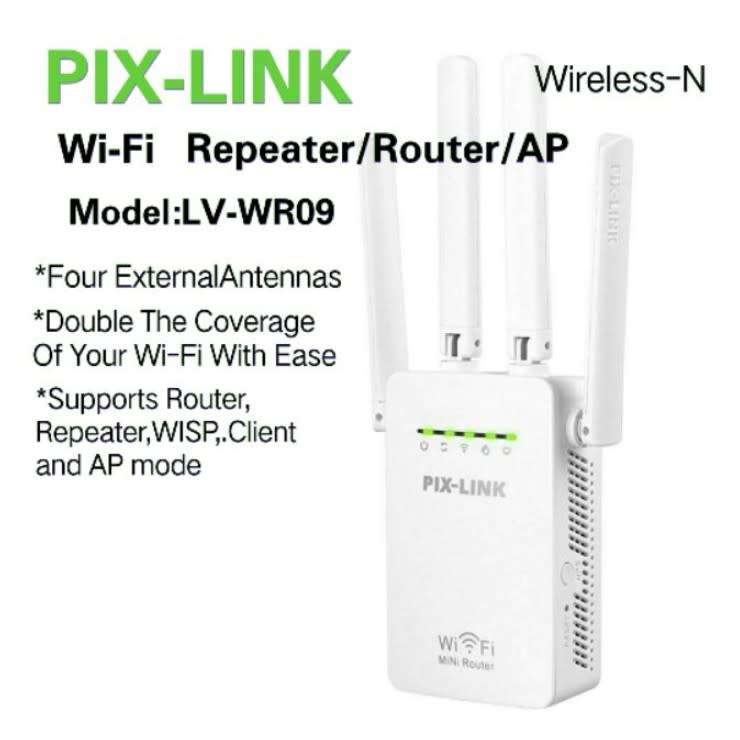 PIX-LINK LV-WR09 WiFi Repeater/Router/AP (Never used)