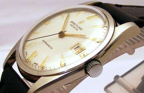 Classic Collectors Breitling Date Auto Swiss Watch *R1 no RES free SHIP auction*