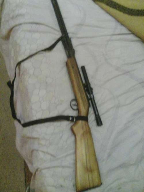 Relum super tornado with bisley deluxe scope,smuts pocket knife+extrasfree postnet