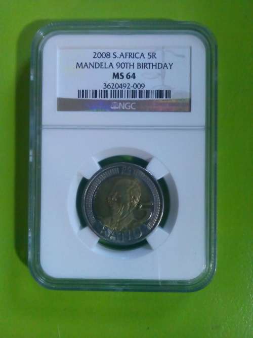 2008 mandela's birthday NGC ms64