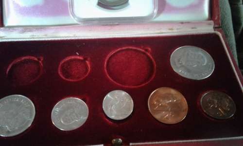 1965 proof set no R1 complete 50c to  1c