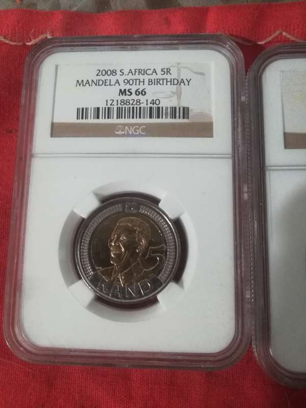 2008 mandela NGC MS66 ×2