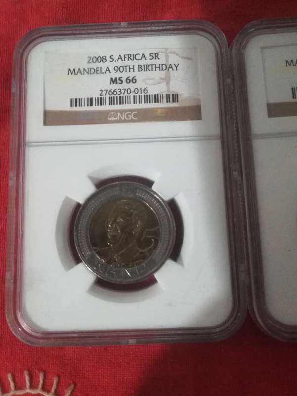 2008 mandela NGC MS66 ×2