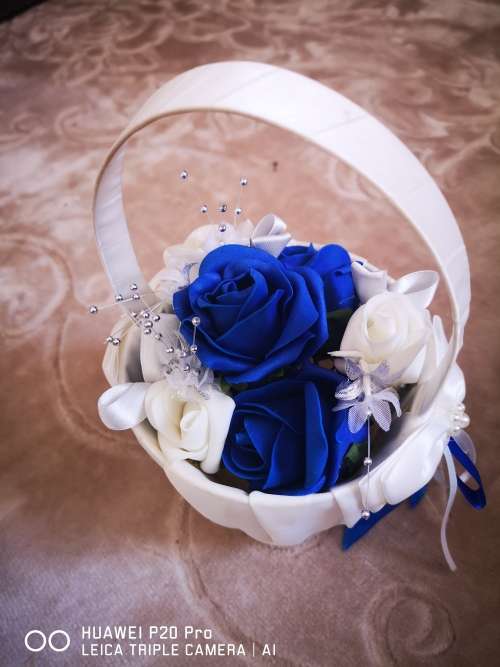 Bridal Ring pillow and bouquet combo
