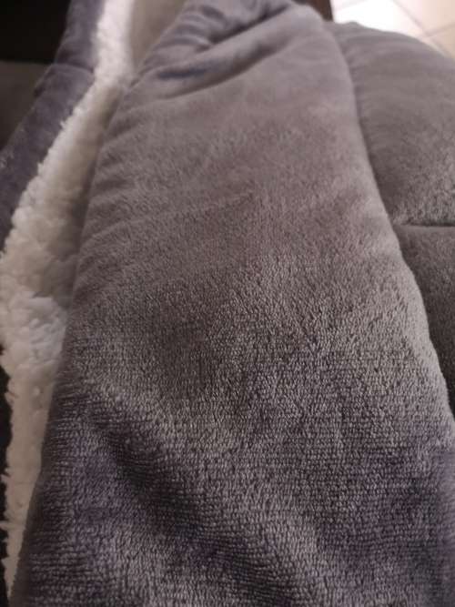 Fleece Comforter Grey
