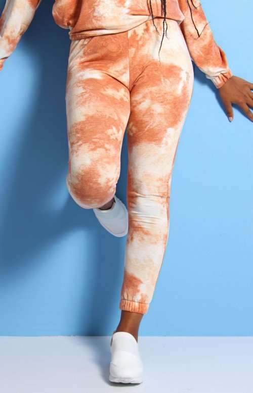 Ladies` Tie Dye Two Piece Tracksuit