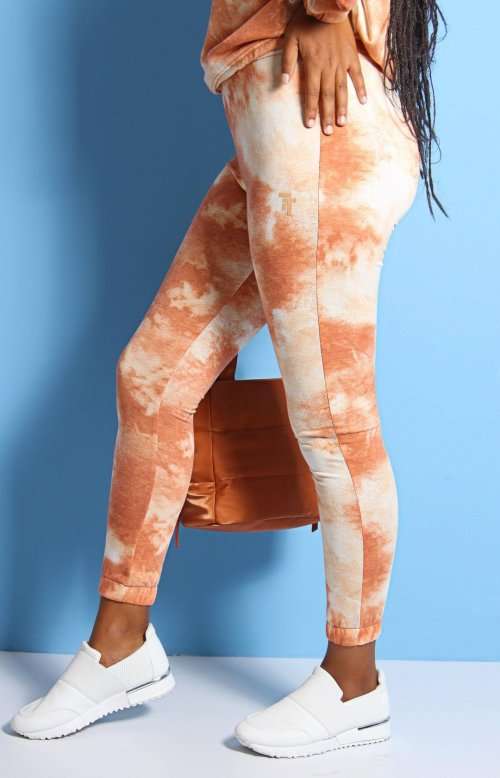 Ladies` Tie Dye Two Piece Tracksuit