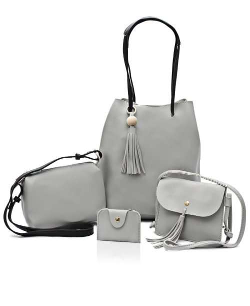 4 PIECE SHOPPER BAG SET