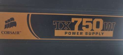Corsair TX750W Enthusiast Series  80 PLUS® Certified Power Supply