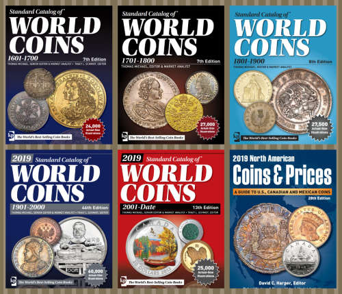 NEW KRAUSE Standard World Coins Catalogs 1601-2019 9000+ Pages Digital Books MIX