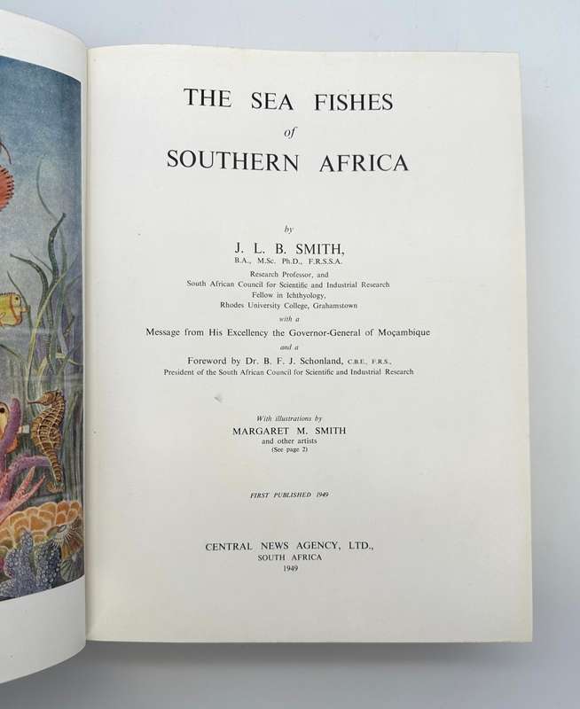 The Sea Fishes of Southern Africa by J.L.B Smith (Deluxe Edition)