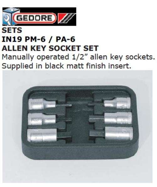GEDORE ALLEN KEY SOCKET