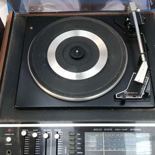 Record Player `GALLO` Hi fedelity S65 SOLID STATE with 15 records