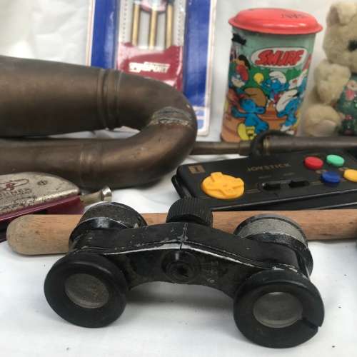 Harmonica and some cool vintage items in lot