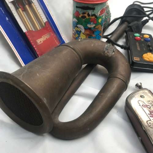 Harmonica and some cool vintage items in lot