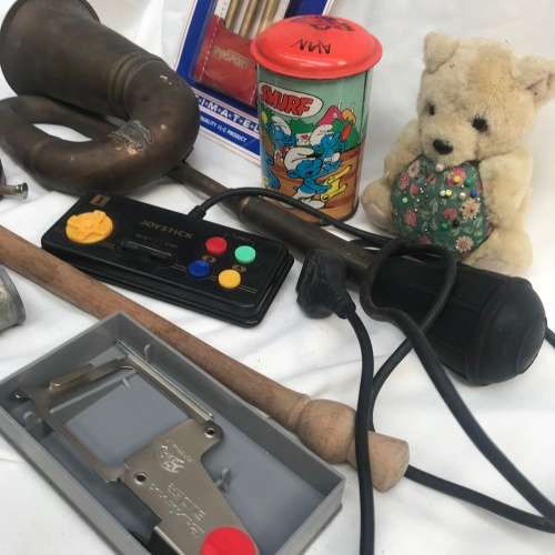 Harmonica and some cool vintage items in lot